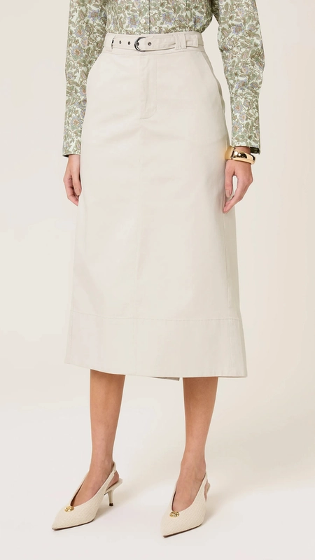 saia midi dudalina sarja alfaiatada cinto