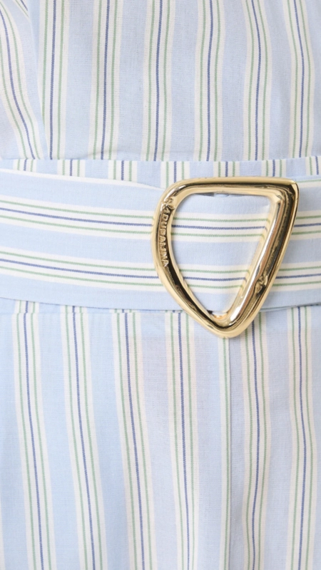 vestido midi dudalina transpassado tricoline