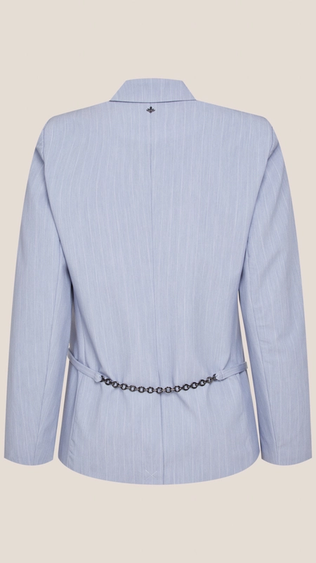 blazer dudalina risca de giz elsa amarração