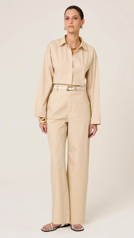 calça reta dudalina lisa elástico cós