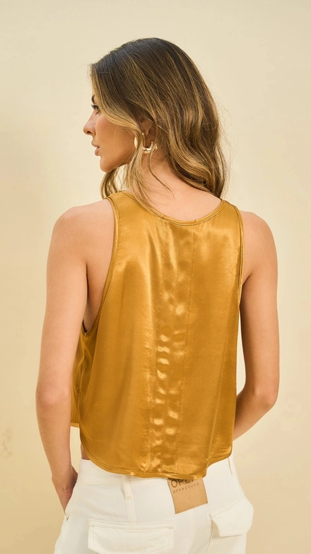 regata viscose acetinada open