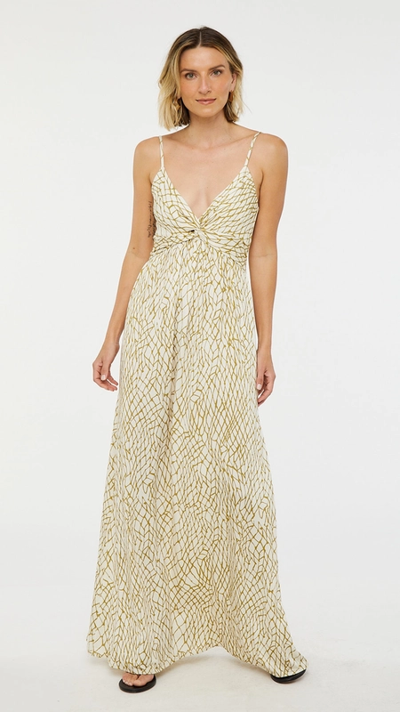 vestido animale busto torcido