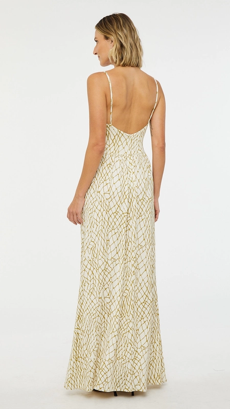 vestido animale busto torcido