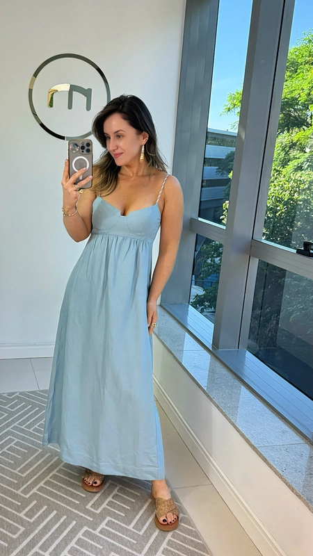 vestido midi animale meia taça