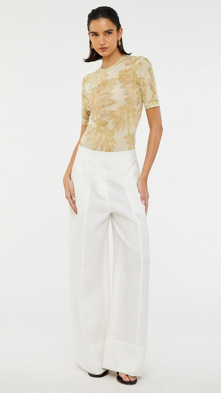 blusa tule mc animale folhagem plumes