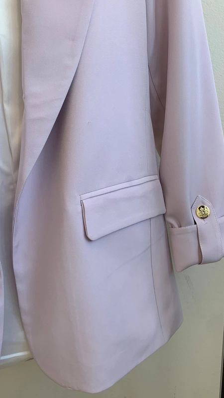 blazer alongado manga longa optimus