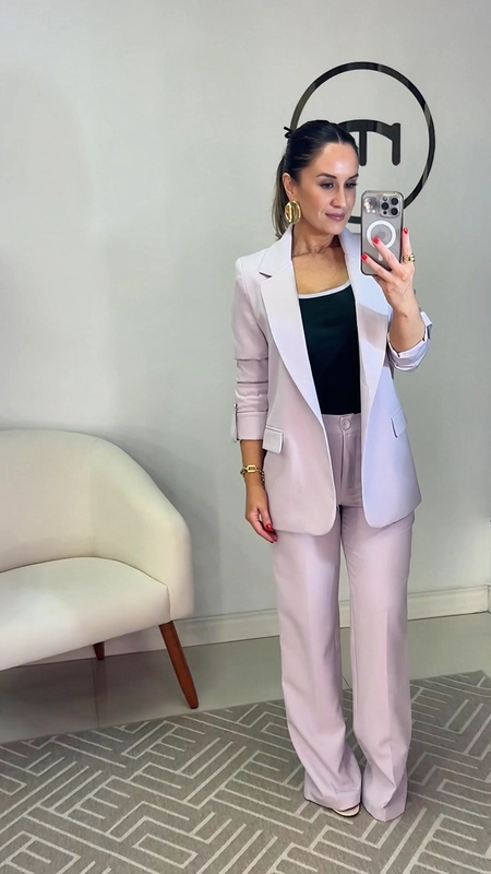 blazer alongado manga longa optimus