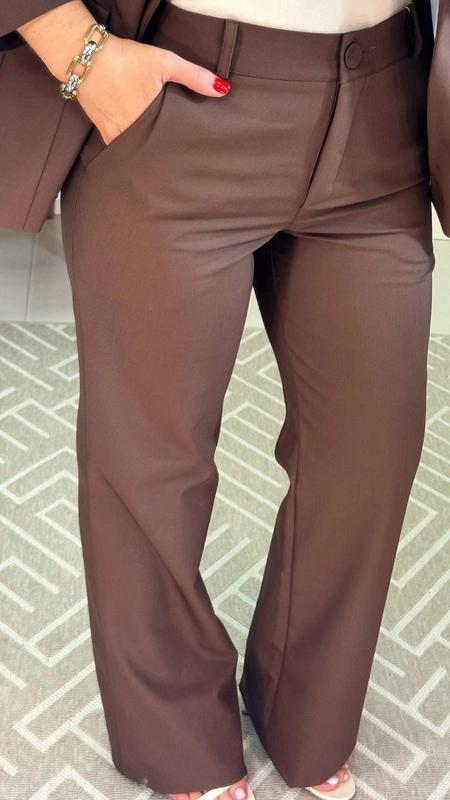 calça reta bolso faca portinari