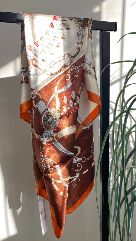 lenço diamantes 90x90