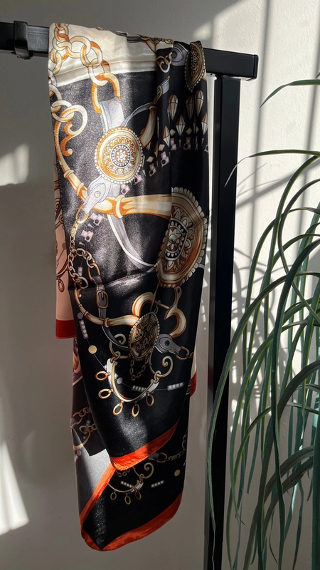 lenço diamantes 90x90