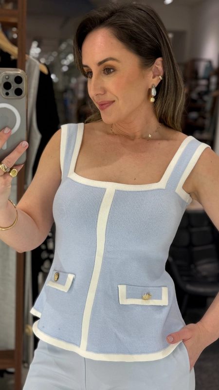 blusa toque modal celine