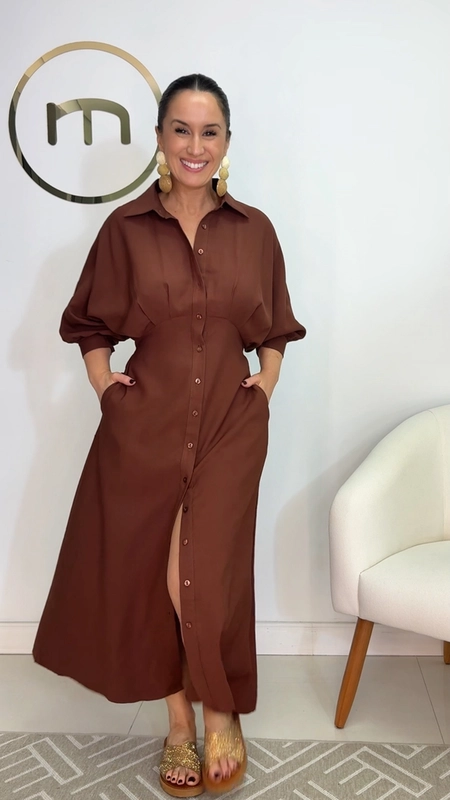 vestido chemise alfaiataria capadocia