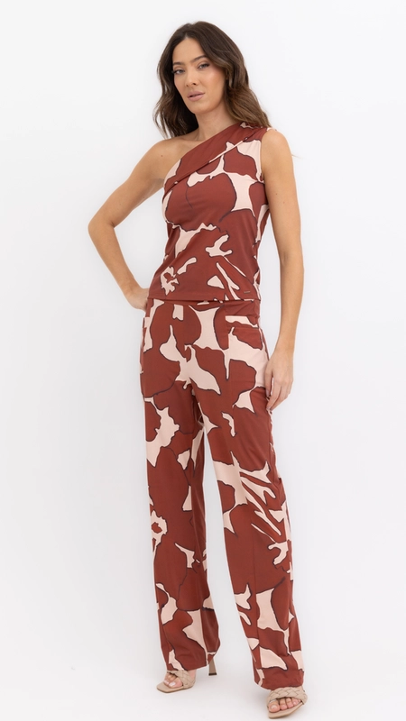 blusa um ombro magnólia fluity borda barroca