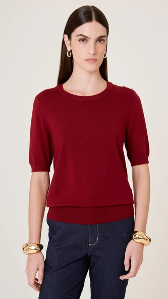 blusa tricot mc lina dudalina