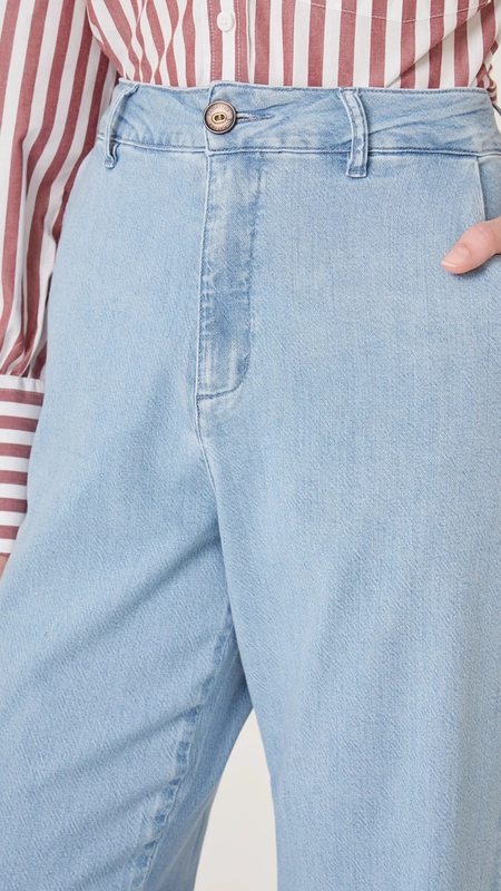 calça jeans renata wide alfa dudalina