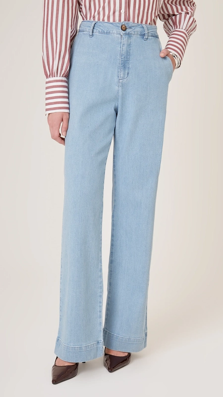 calça jeans renata wide alfa dudalina