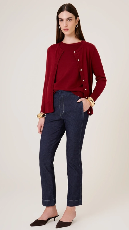 calça jeans priscila slim dudalina