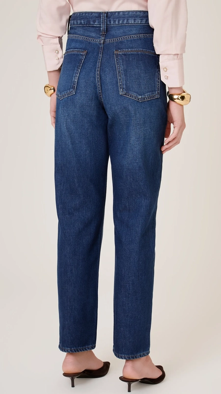 calça jeans mom s alta fp dudalina