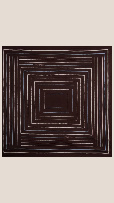 lenço geometrico gisele dudalina