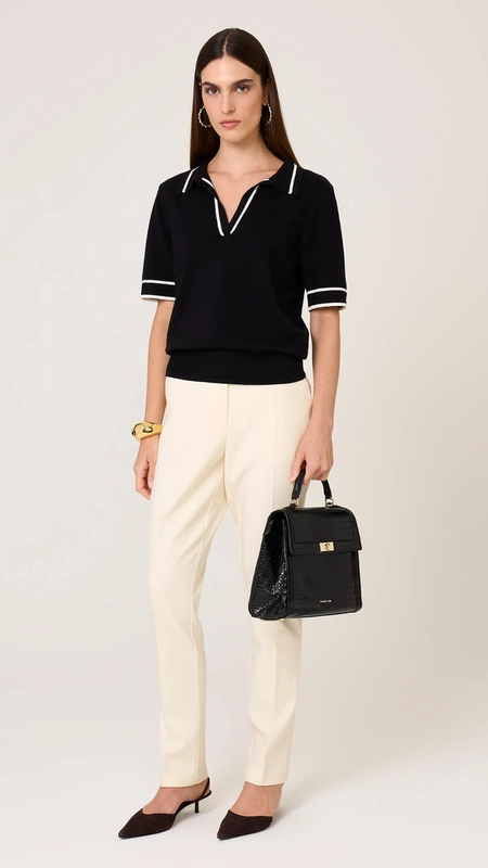 polo tricot friso mara dudalina