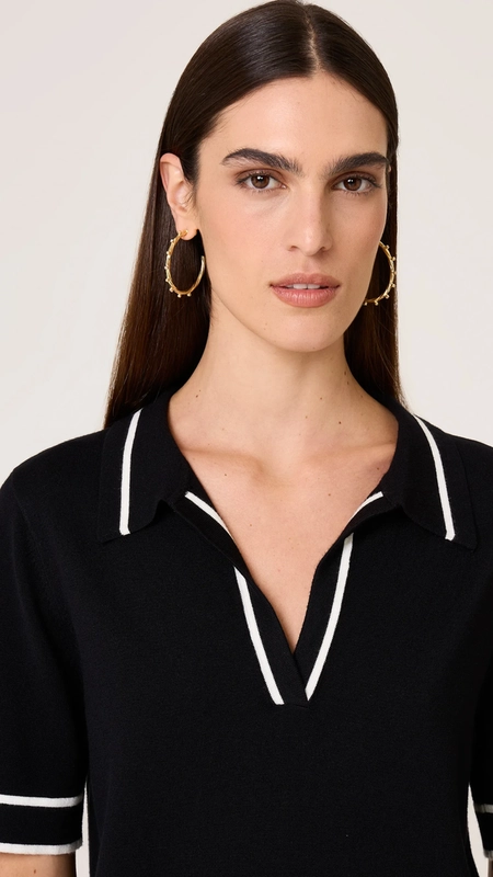 polo tricot friso mara dudalina