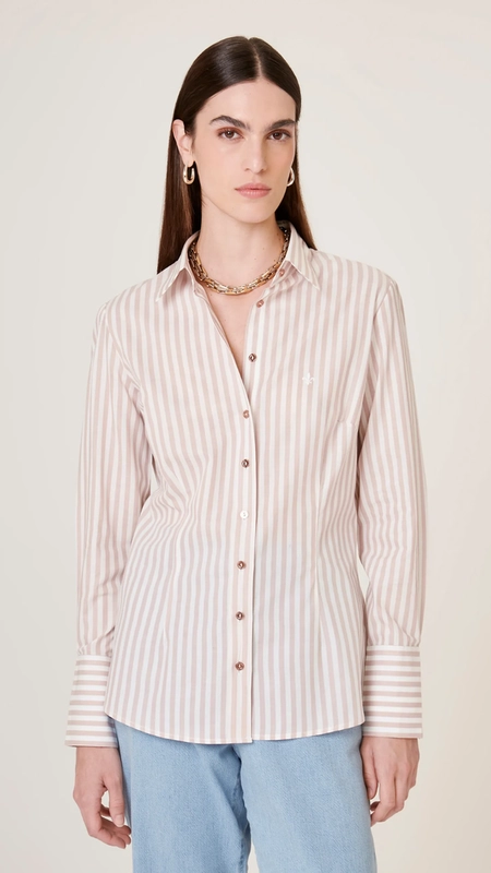 camisa ml slim ft listrado dudalina