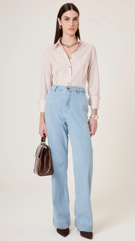 camisa ml slim ft listrado dudalina