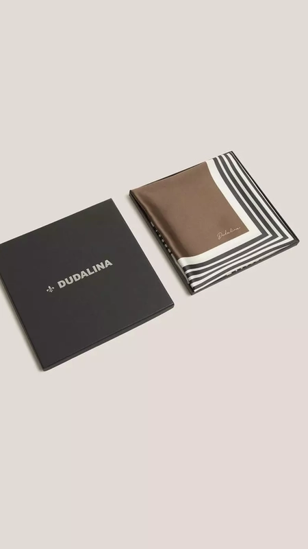 lenço geometrico louise dudalina