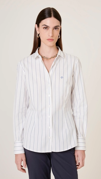 camisa ml slim ft listrado dudalina