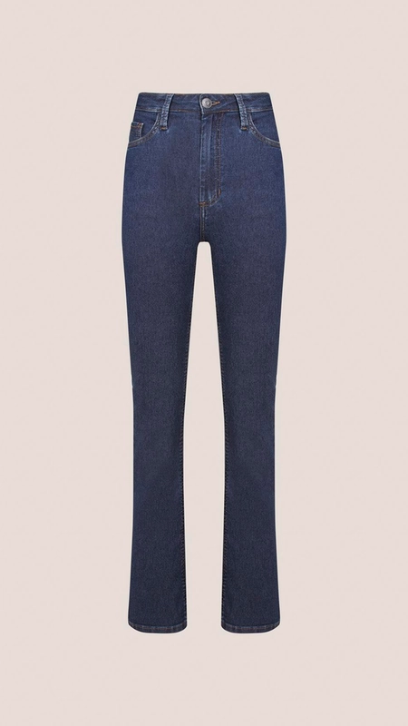 calça jeans perola bootcut dudalina