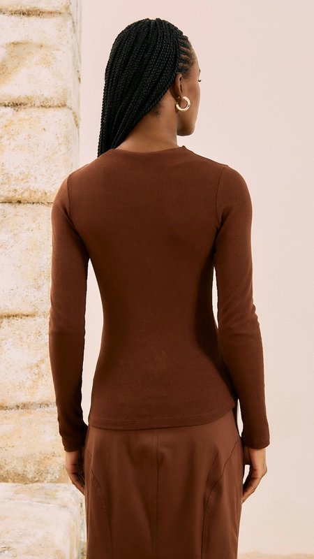 blusa ml open drapeada