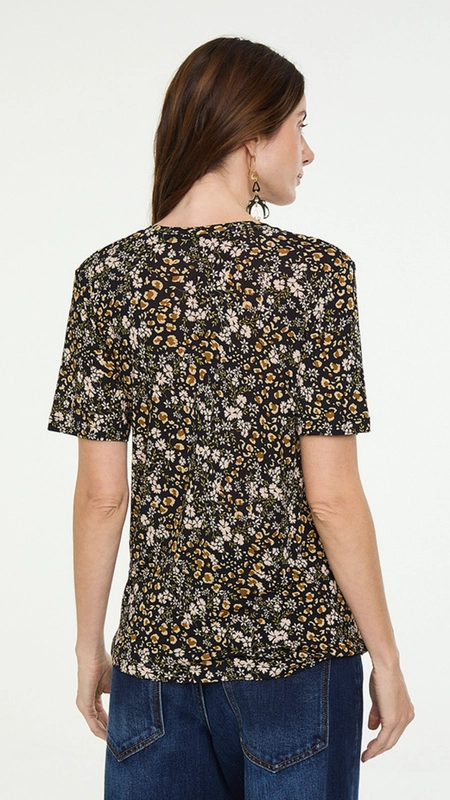 camiseta animale decote v liberty