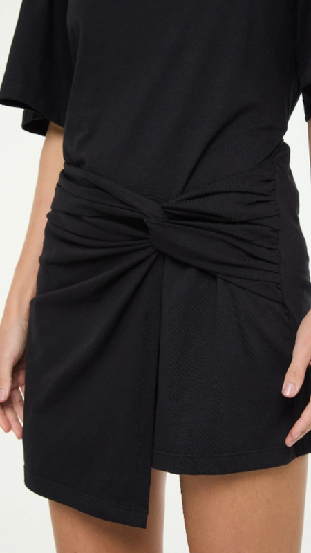 vestido t-shirt curto animale frente torcida