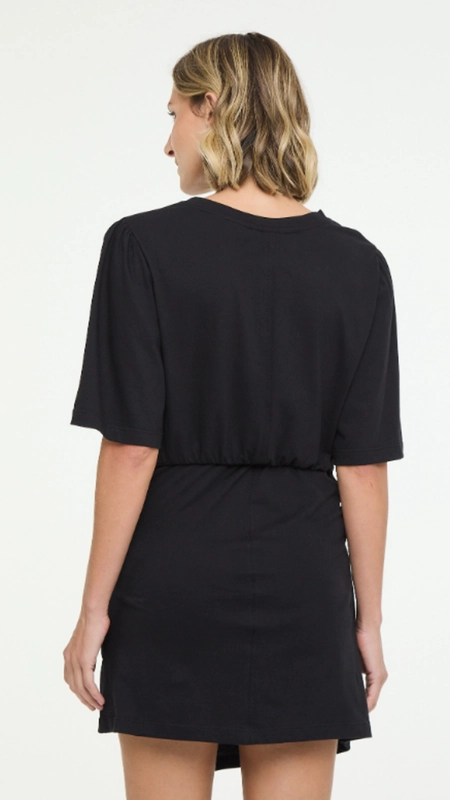 vestido t-shirt curto animale frente torcida