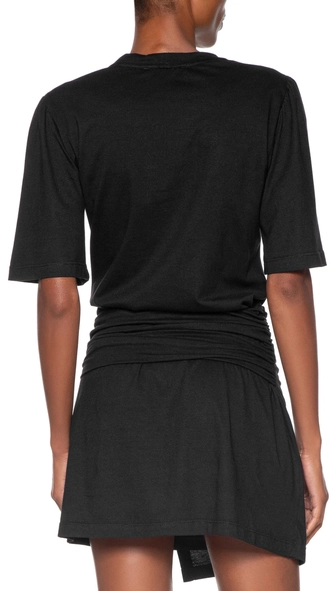 vestido t-shirt curto animale frente torcida