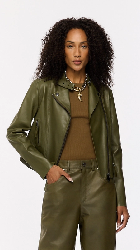 jaqueta de couro animale motor classica