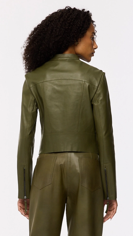 jaqueta de couro animale motor classica