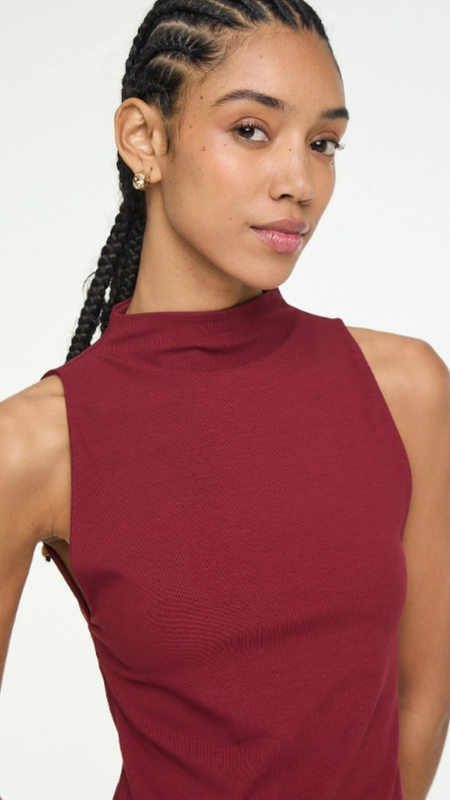 blusa regata gola alta animale