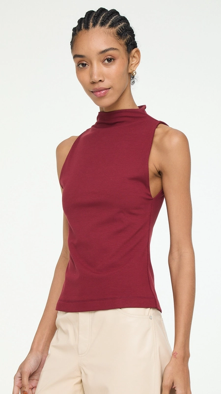 blusa regata gola alta animale