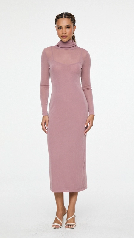 vestido midi tule com glitter animale jeans