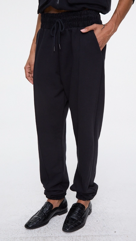 calça moletom detalhes rib animale jeans cj