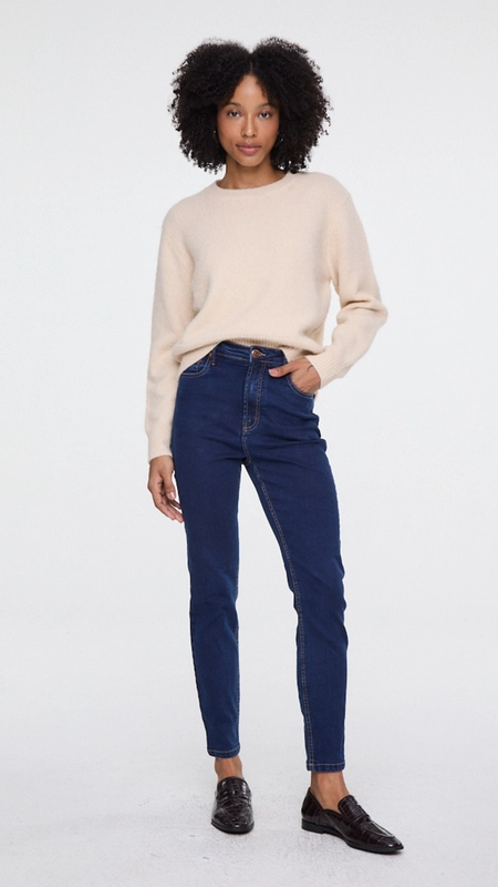 calça jeans skinny basic midi animale jeans