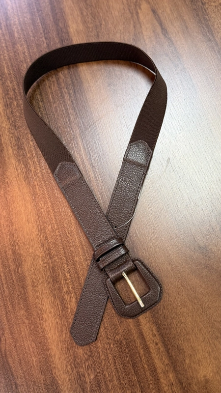 cinto malu couro com elástico 3cm