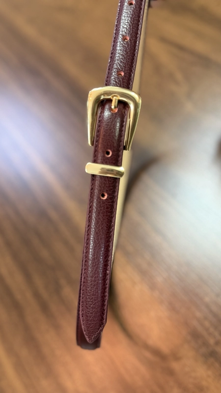 cinto couro classic essential 2cm