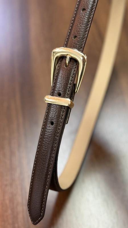 cinto couro classic essential 2cm