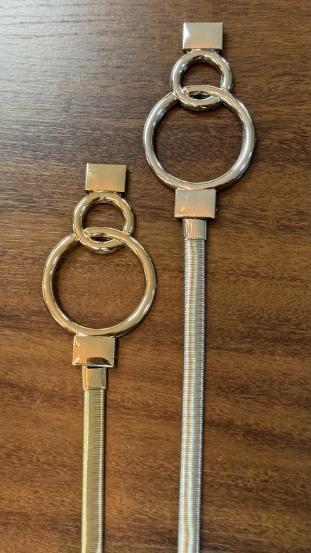 cinto metal flexível elos circle duplo