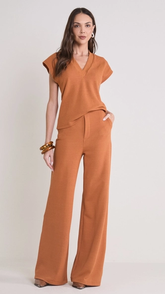 blusa decote v textura forum