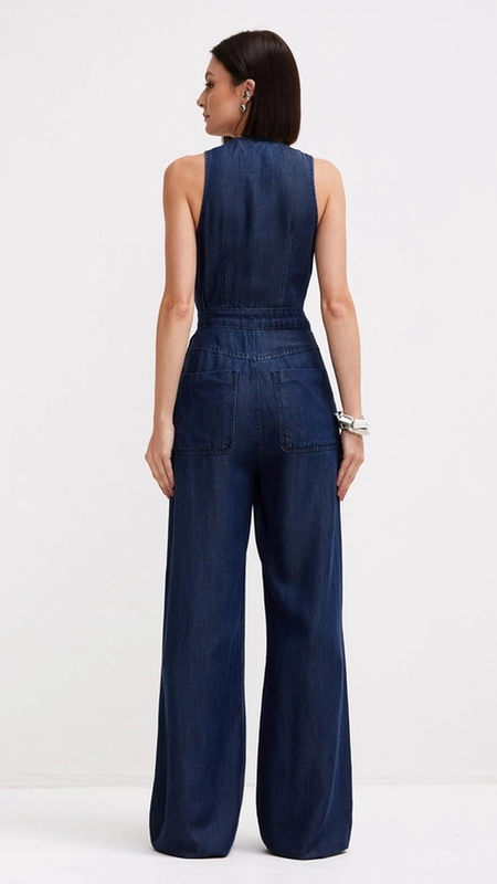 macacão jeans forum