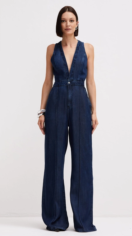 macacão jeans forum