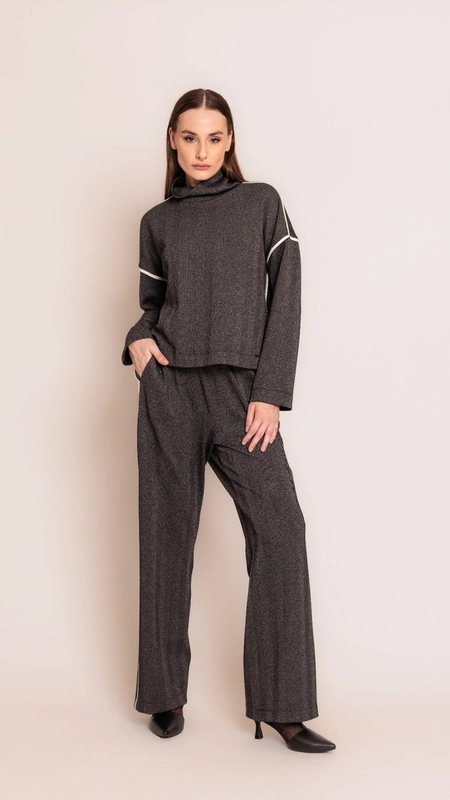 calça malha chevron borda barroca cj